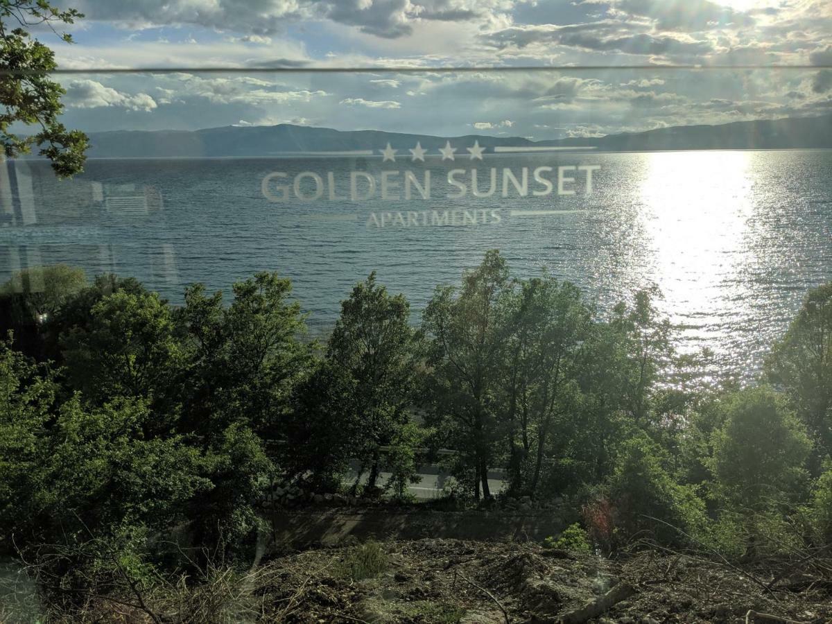 Golden Sunset Apartments Ohrid Esterno foto